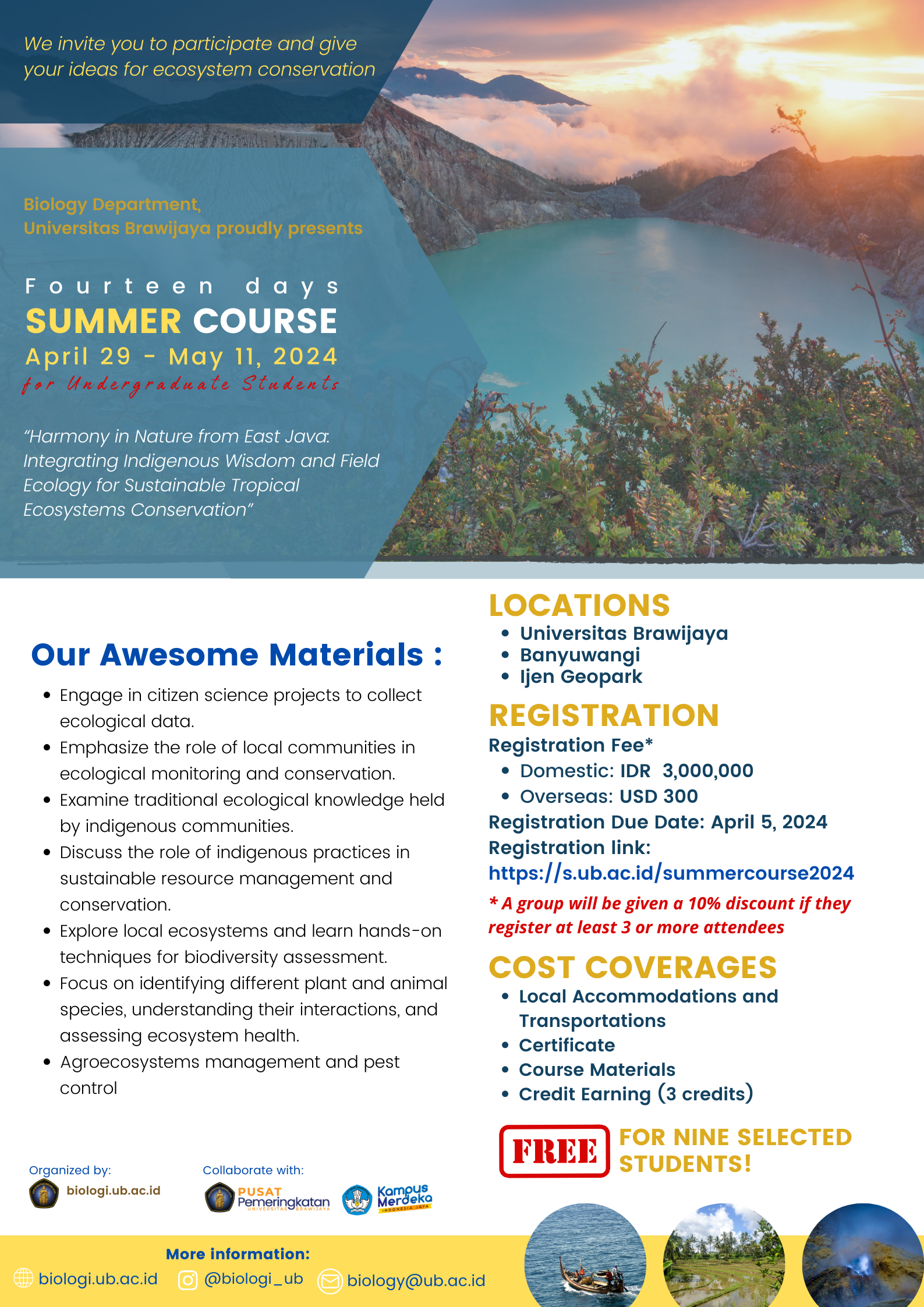 Summer Course Biologi